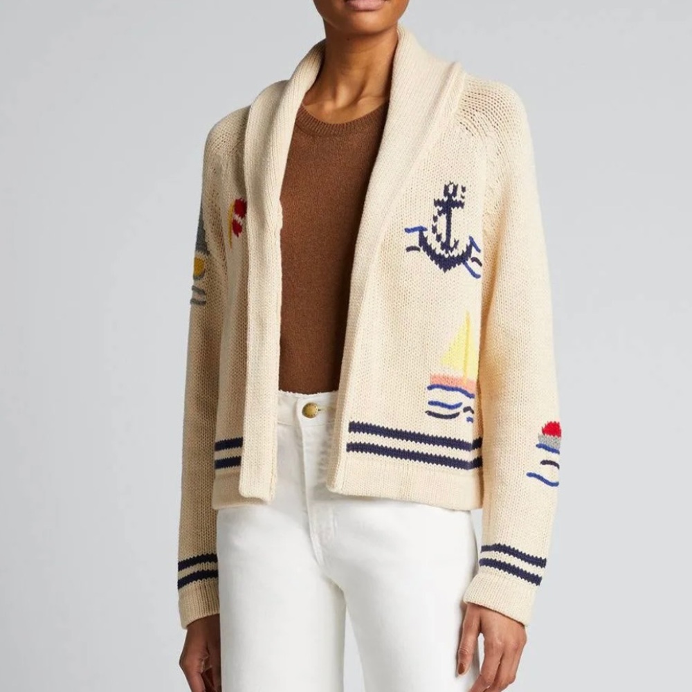 The GREAT. The Harbor Cardigan Size 2 (Medium) NWT